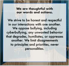 A picture of a person with words and pictures on it.