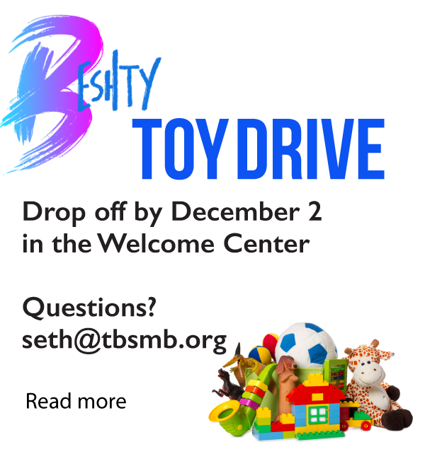 Toy Drive Temple Beth Sholom