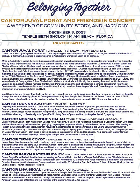 A page of the community story and harmony