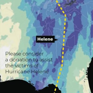 A map of the area with a yellow line showing where to donate.